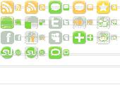 iPhone Style Social Icons Screenshot