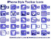 iPhone Style Toolbar Icons Screenshot