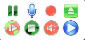 Screenshot of Icons-Land Vista Style Play/Stop/Pause Icon Set
