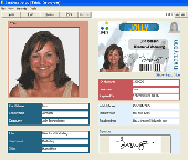 Screenshot of ID Flow ID Badge Maker Software
