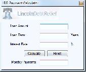 Screenshot of LDR Payment Calculator