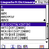 LingvoSoft Dictionary English <-> Hungarian Screenshot