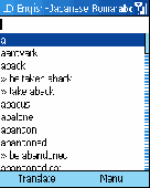 LingvoSoft Dictionary English <-> Japanese R Screenshot