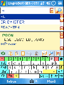 Screenshot of LingvoSoft Dictionary German <-> Italian for