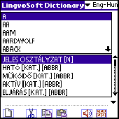 Screenshot of LingvoSoft Talking Dictionary English <-> Hu