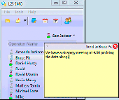Live2support Sticky Notes Software Screenshot