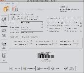 Screenshot of Mac Apple Barcode Software