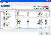 Mac OS X File Recovery Screenshot