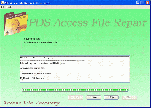 MS Access File Recovery Screenshot