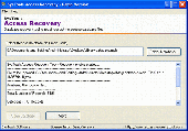 MS Access Recovery Tool Screenshot
