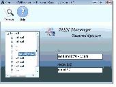 Screenshot of MSN Messenger Password Recovery Tool
