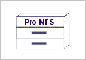Screenshot of NFS client and server for windows ProNFS