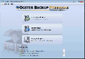Screenshot of Ocster Backup Freeware Windows Edition