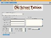 Old School Tattoos Banner Software Screenshot