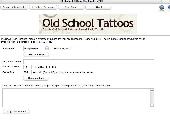 Old School Tattoos RSS Feeder Screenshot