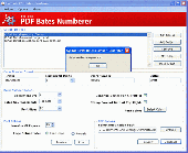 Screenshot of PDF Page Numbering Software