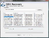 PDS DBX Repair Software Screenshot