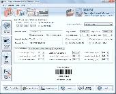 Post Office and Bank Barcode Software Screenshot