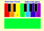 Rainbow piano for kids Screenshot