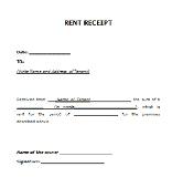 Screenshot of Rent Receipt