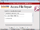 Repair Access Database Tool Screenshot