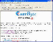 RTF-2-HTML v5 Screenshot