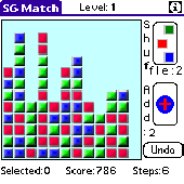 Screenshot of SG Match for PALM