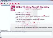 Stellar Phoenix Access Database Recovery Screenshot