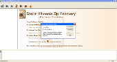 Screenshot of Stellar Phoenix Zip Recovery Software