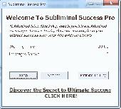 Screenshot of Subliminal Success