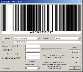 Screenshot of TBarCode/X: Mac/Linux Barcode Software