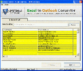 Transfer MS Excel Database Screenshot