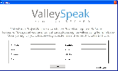 Screenshot of ValleySpeak Signup Form