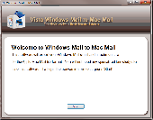 Vista Mail to Mac Mail Screenshot