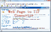 Web Page To TIF Converter Screenshot