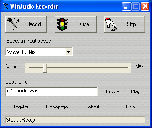 Screenshot of Win Audio Recorder