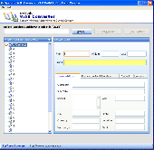 Screenshot of Windows Address Book Converter