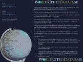 World Cities Database - Excel Screenshot