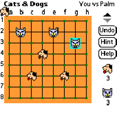 Screenshot of xCats and Dogs for PALM