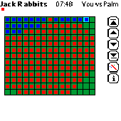 Screenshot of xJackRabbits for PALM