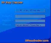 Screenshot of XP Key checker