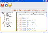 Screenshot of yahoo messenger archive files decoder